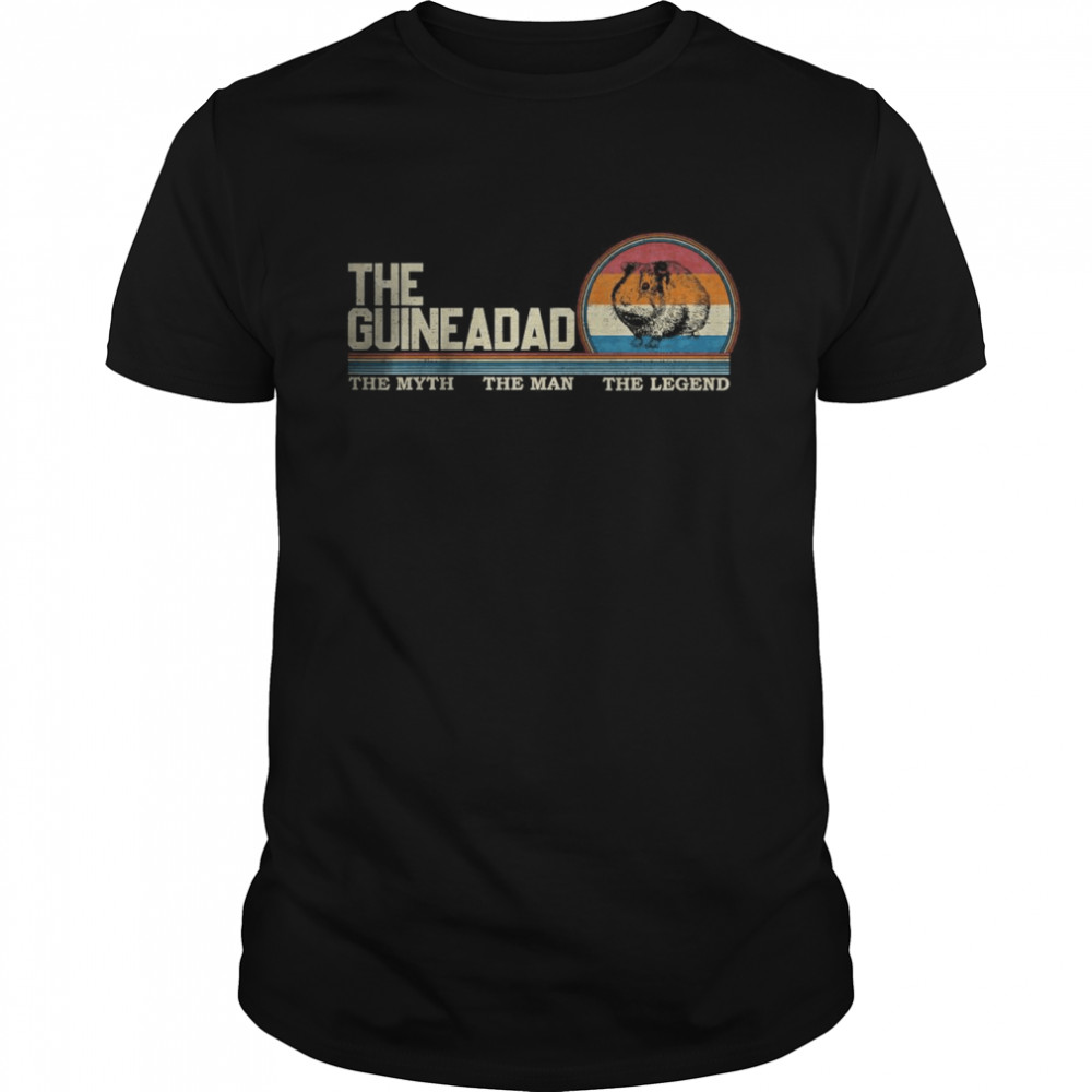 Retro The GuineaDad The Myth The Man The Legend T-Shirt