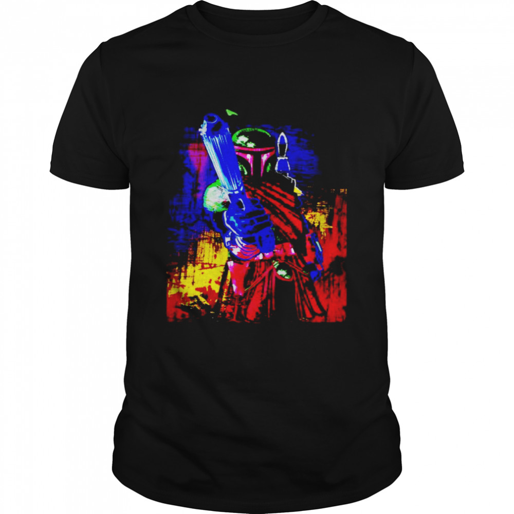 Boba Fett bounty hunter color shirt