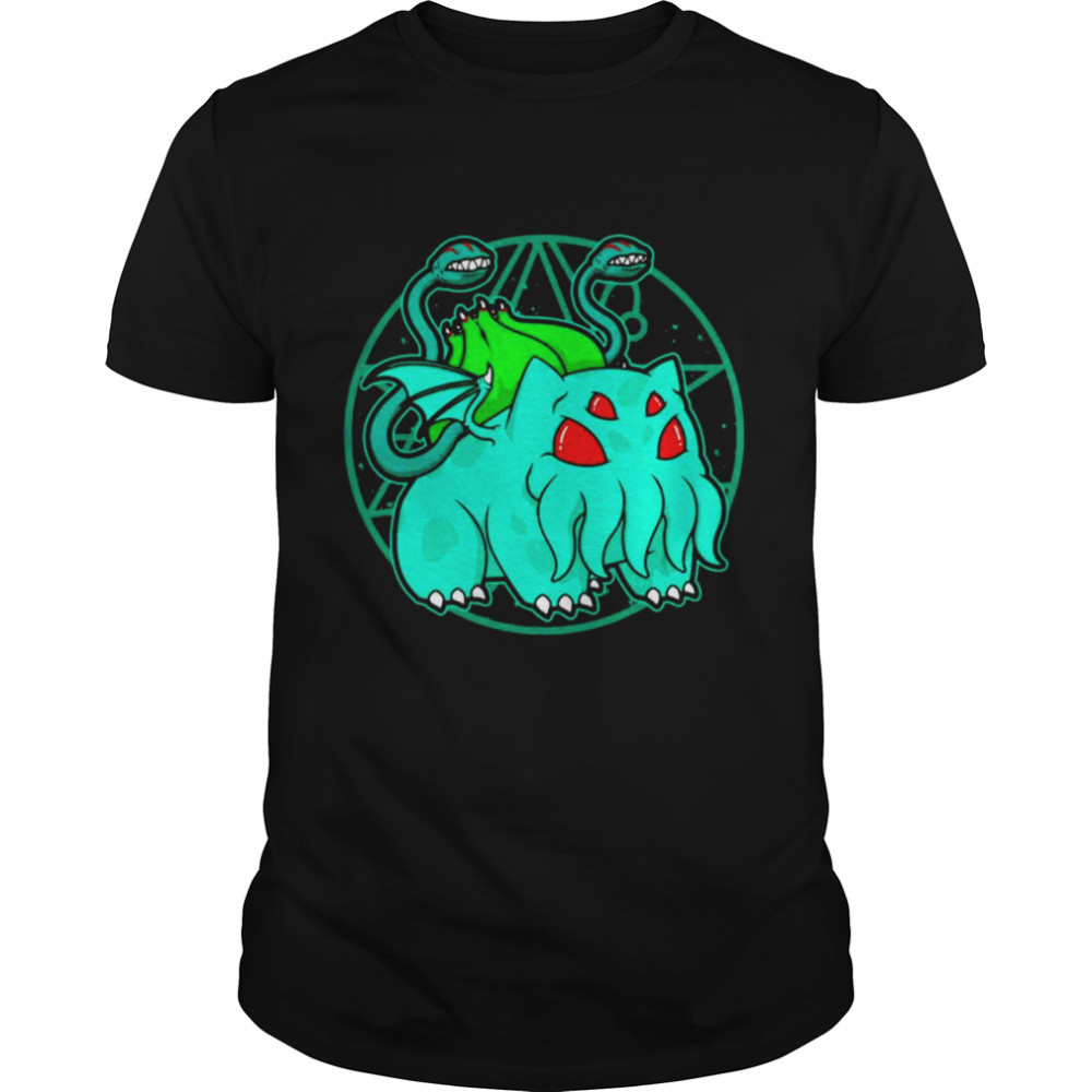 Bulbathulhu Lovecraft Cthulhu Sigil shirt