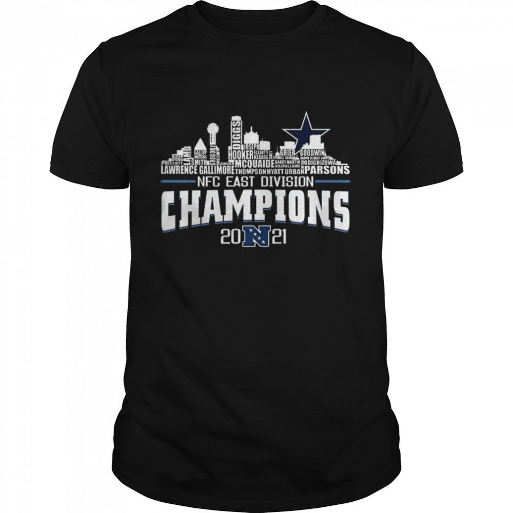 Dallas Cowboys Nfc East Division Champions 2021 Matchup Texas City Shirt