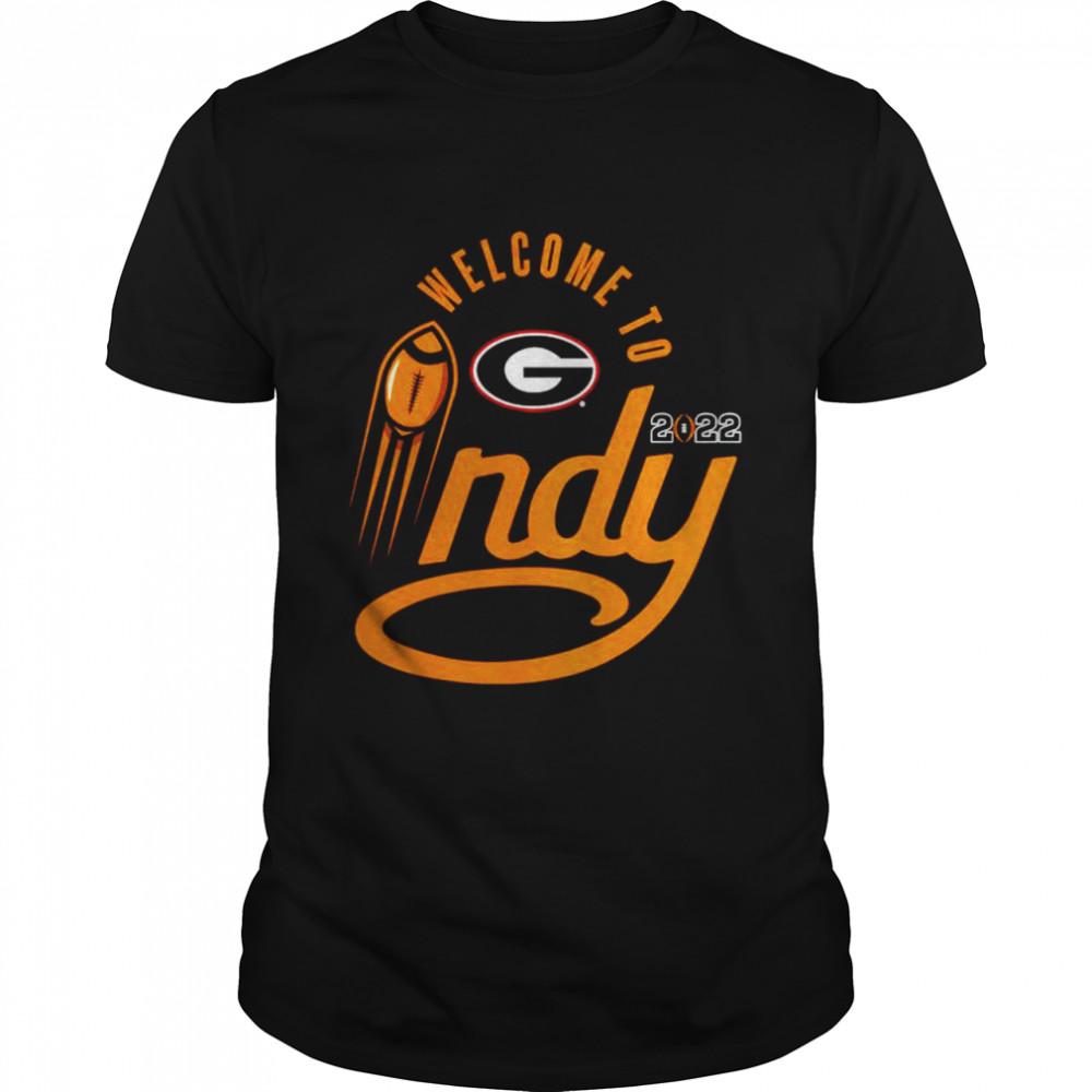 Georgia Bulldogs 2022 Welcome To Indy T-shirt