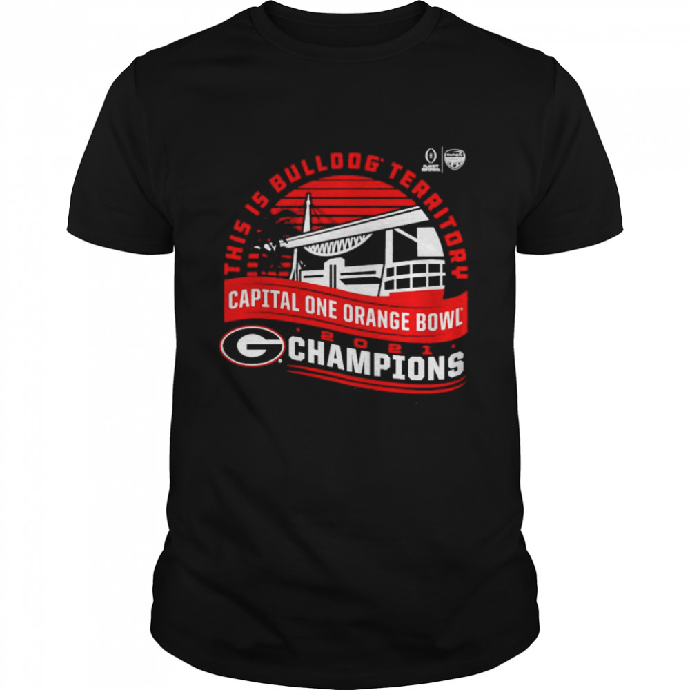 Georgia Bulldogs Playoff 2021 Orange Bowl Champions shirt