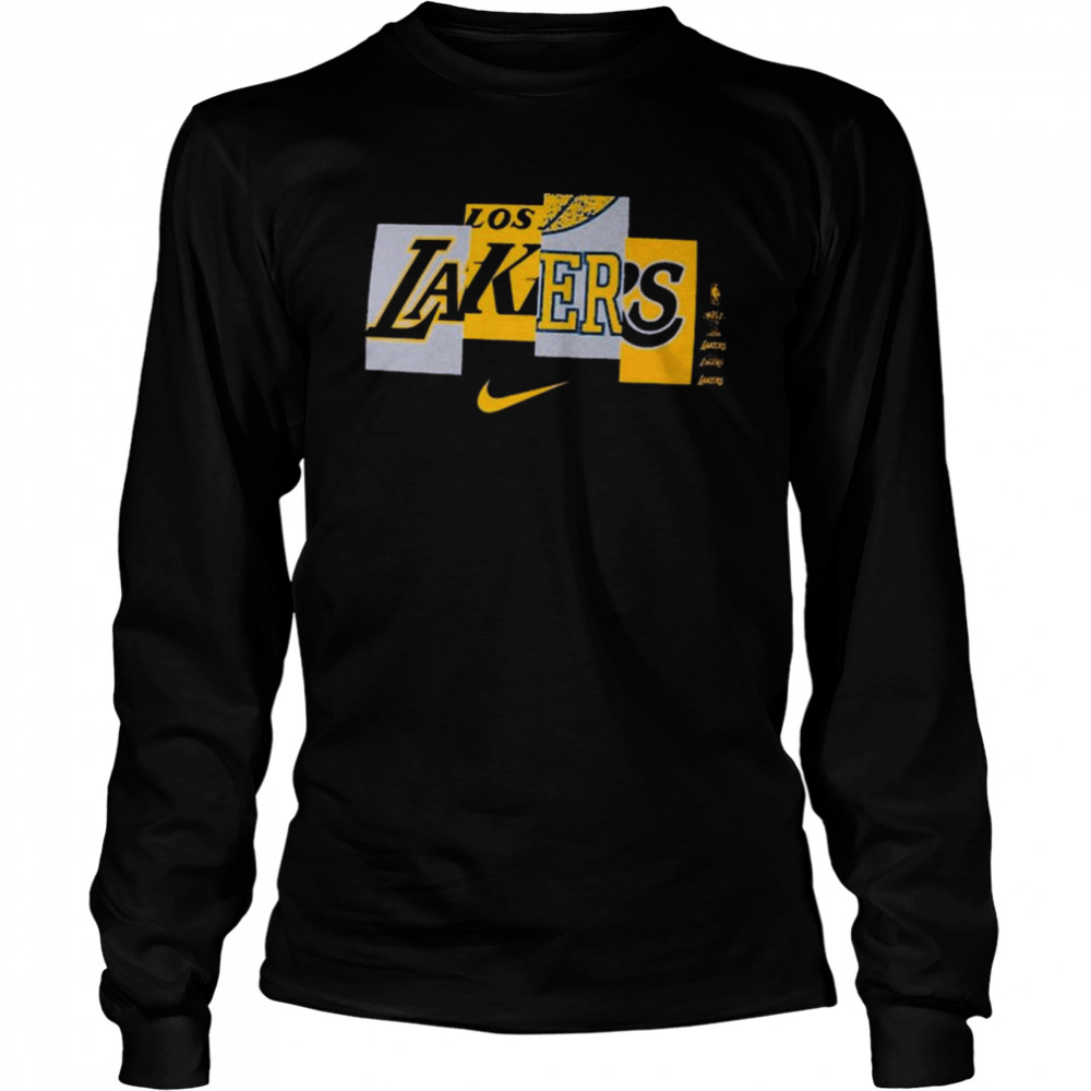 Los Angeles Lakers Nike City Edition Essential Logo T-Shirt Men