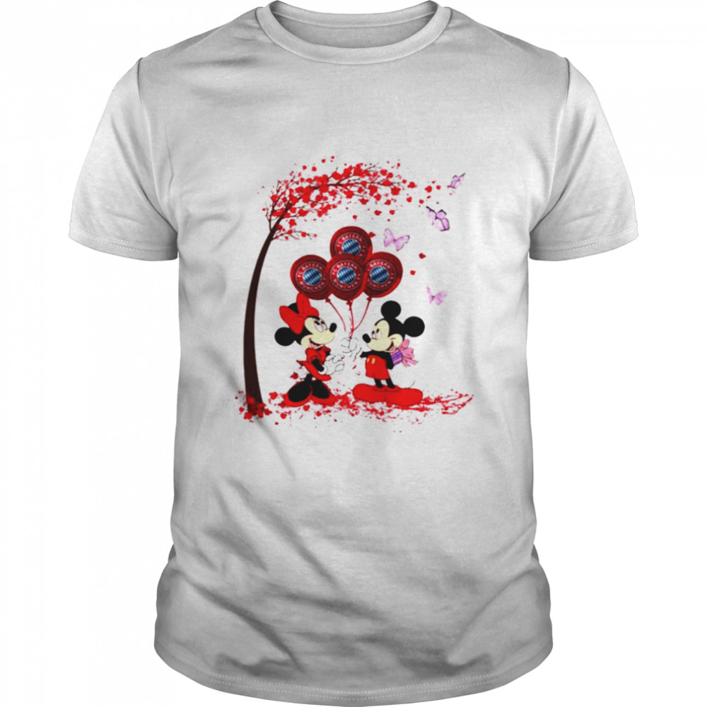 Mickey and Minnie Mouse FC Bayern München shirt