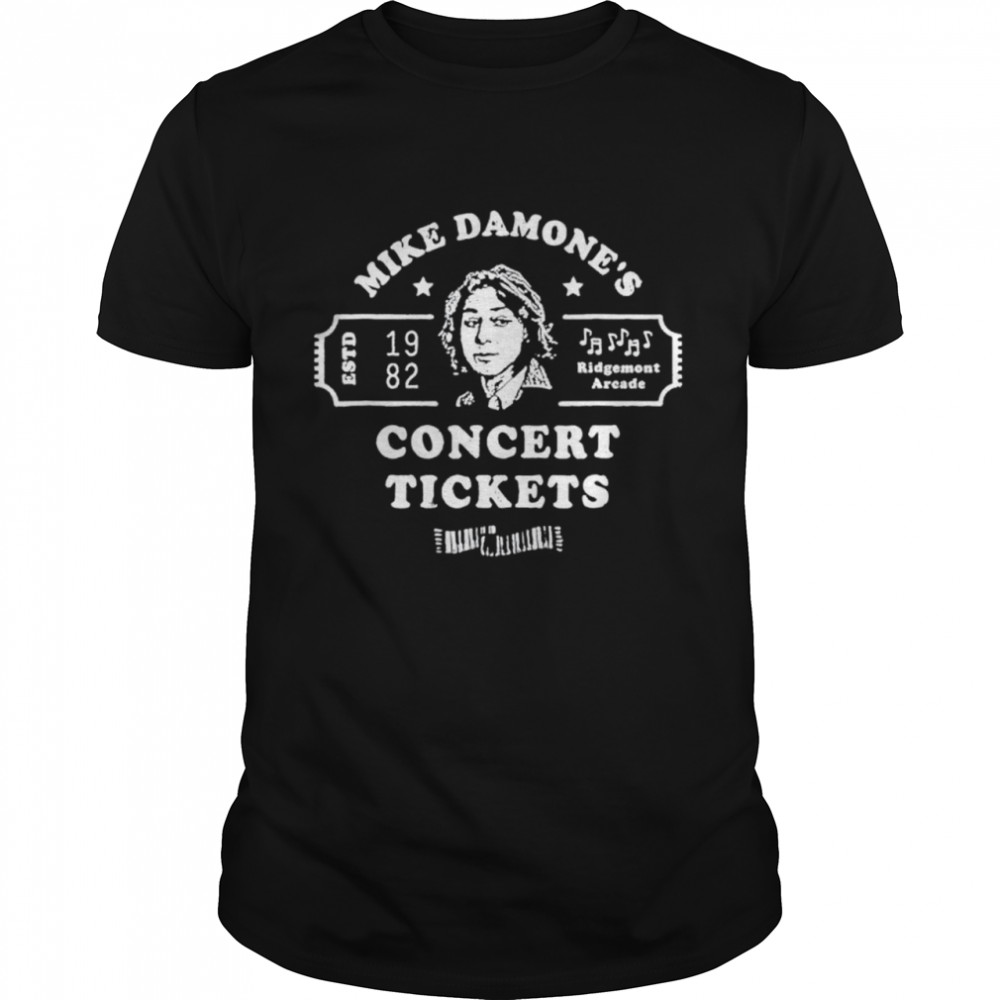 Mike Damones Concert Tickets 1982 shirt