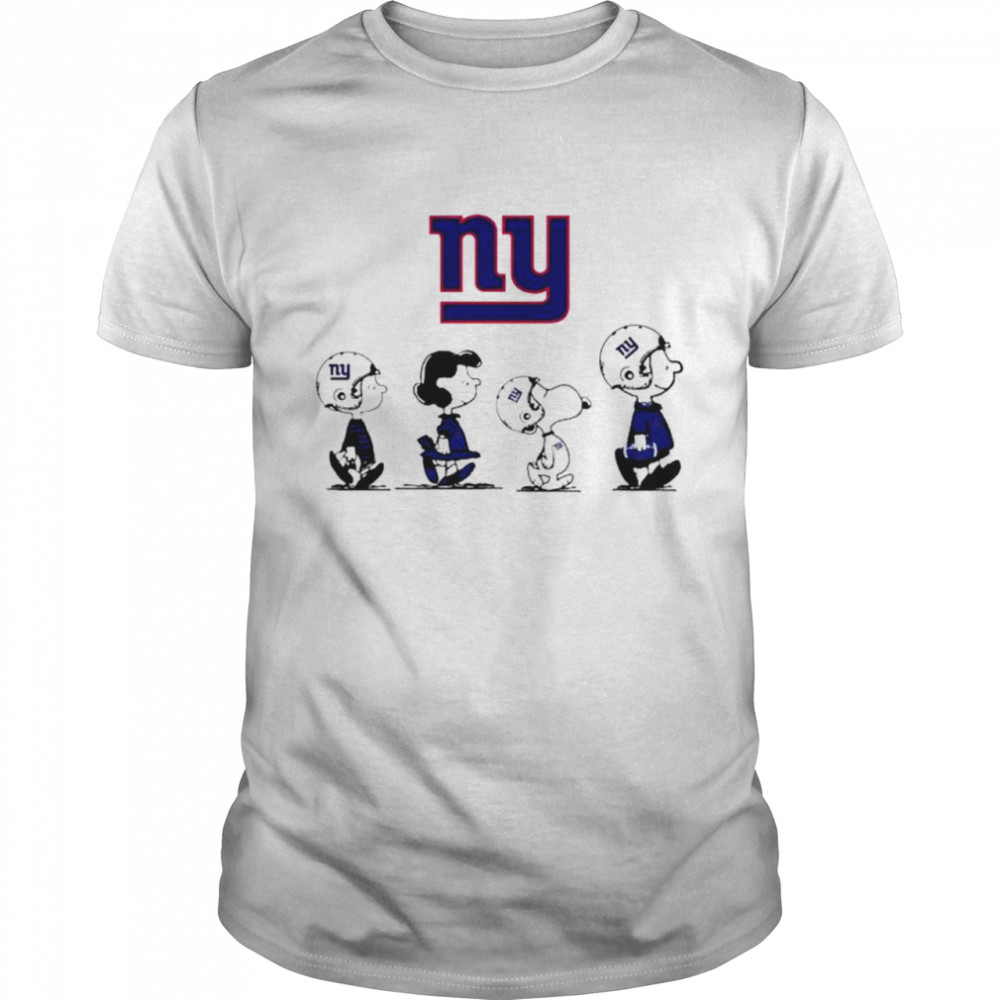 New York Giants Snoopy Charlie Brown Super Bowl Peanuts shirt