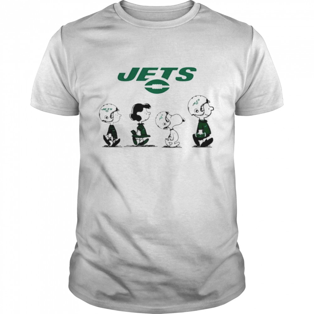 New York Jets Snoopy Charlie Brown Super Bowl Peanuts shirt