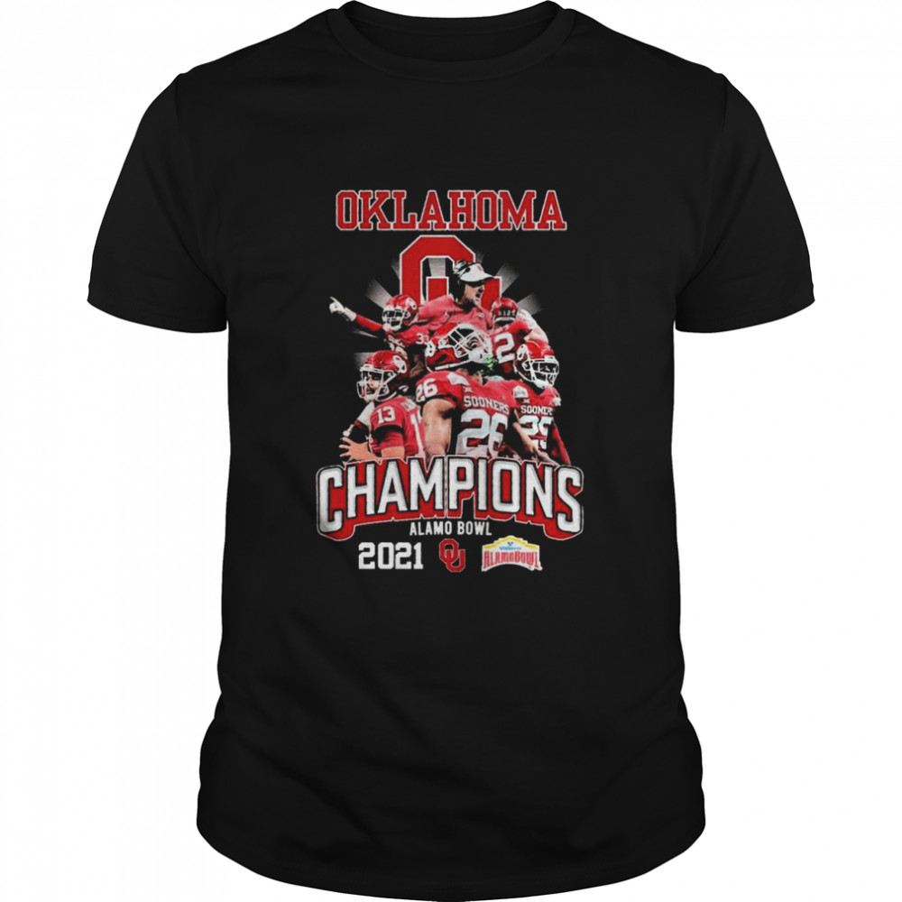 Oklahoma Sooners 2021 Alamo Bowl Champions Shirt