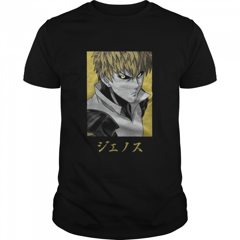 One-Punch Man Genos portrait T-shirt