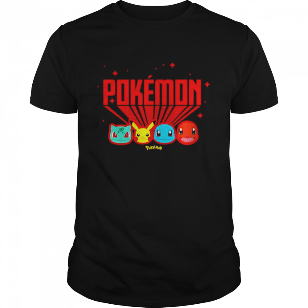 Pokémon Retro Pokemon Character Gift T-Shirt