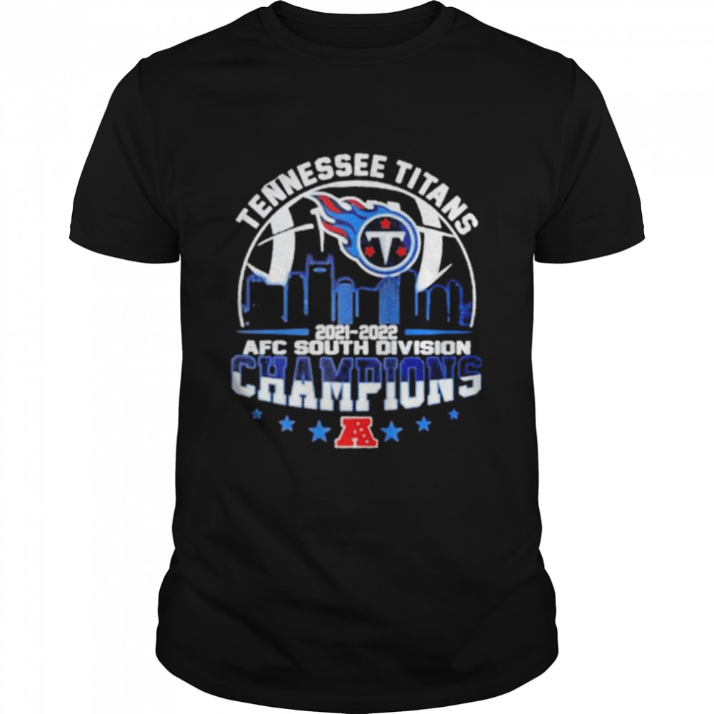 Tennessee Titans 2021 2022 AFC South Champions shirt