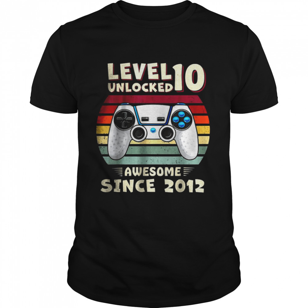 10yr BDay Son Boy Funny Gamer 10th 10 Years Old Birthday T-Shirt