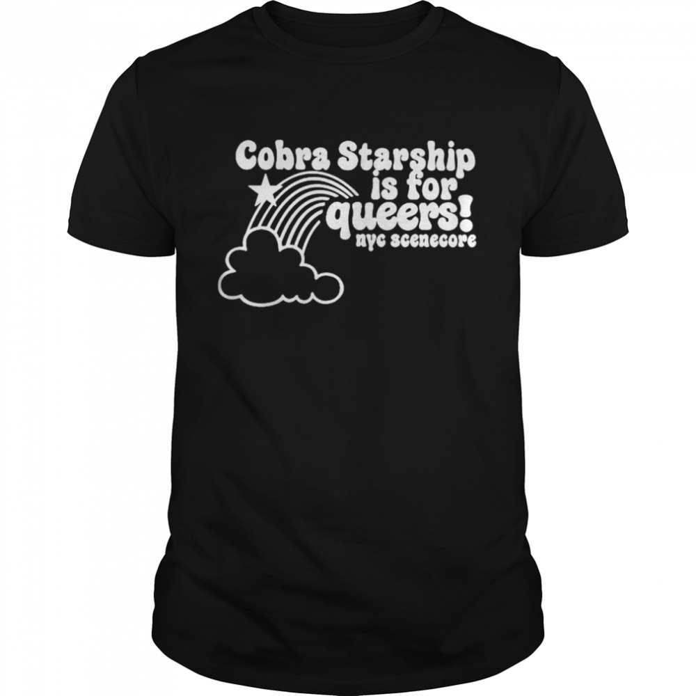 Cobra starship is for queers NYC scenecore shirt