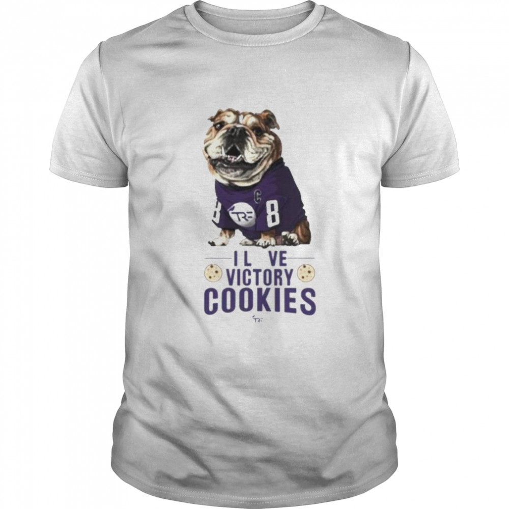 The Bulldog I love victory cookies 2022 shirt