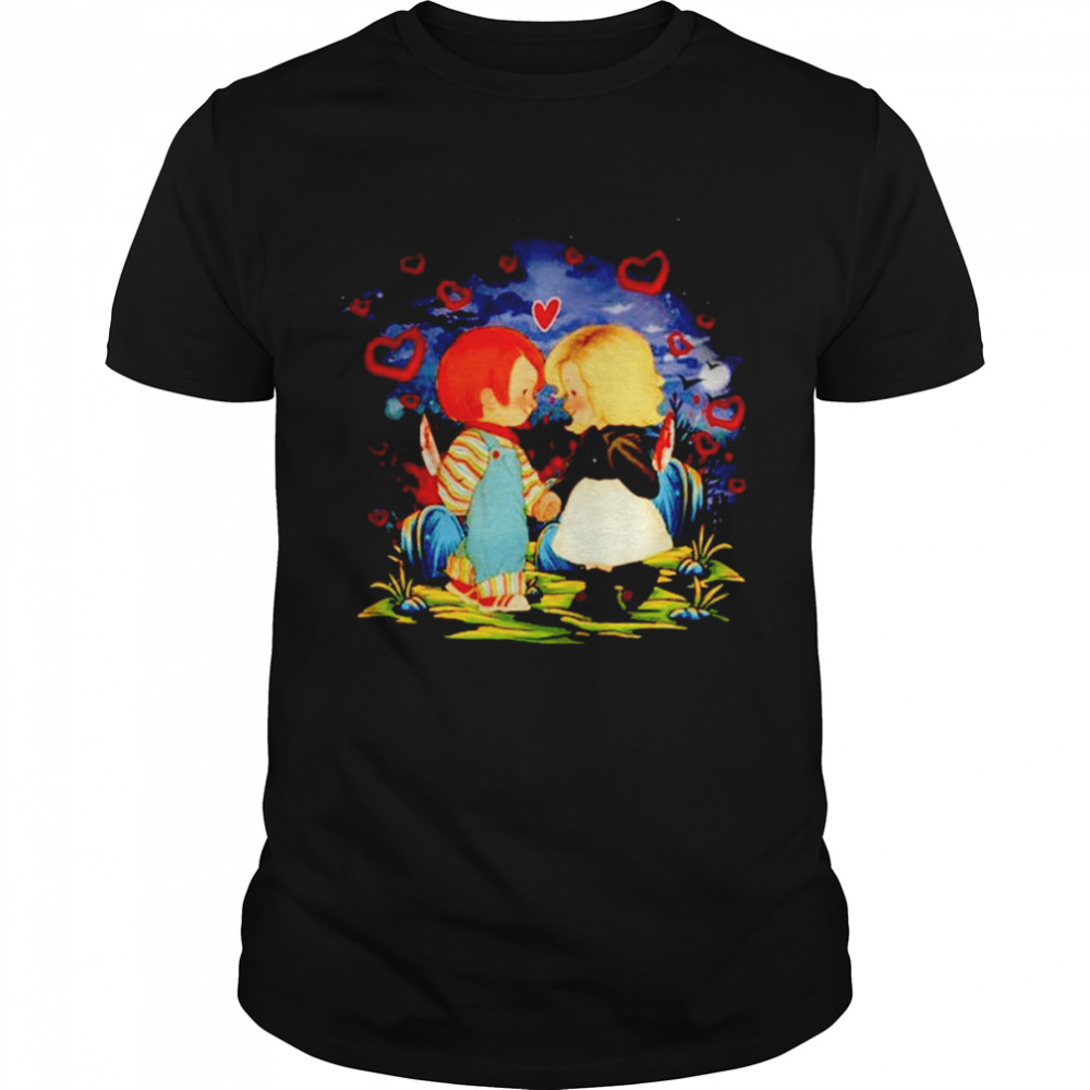 Chucky and Tiffany Love Valentine shirt