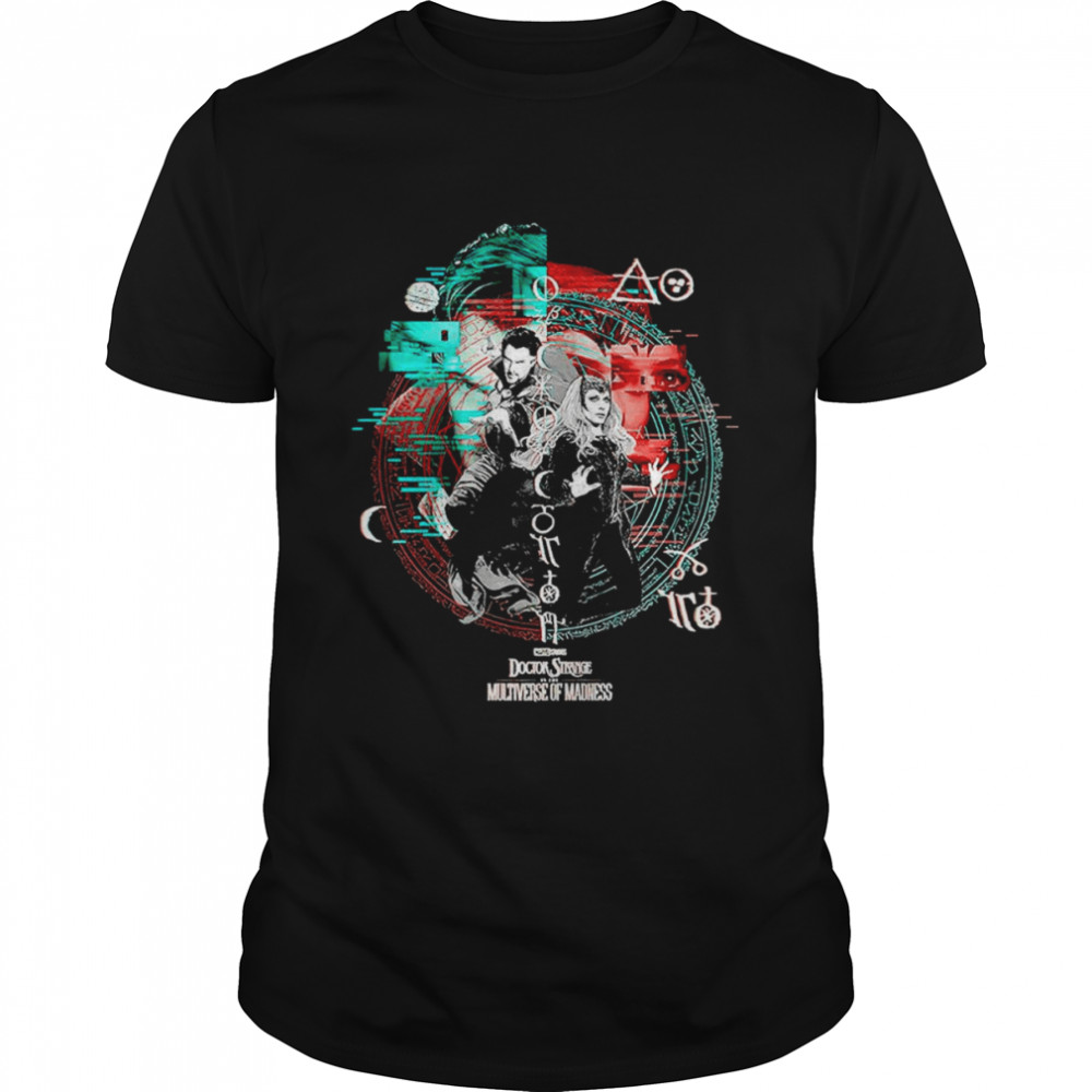 Doctor Strange 2 Strange And Scarlet Witch Glitch Shirt