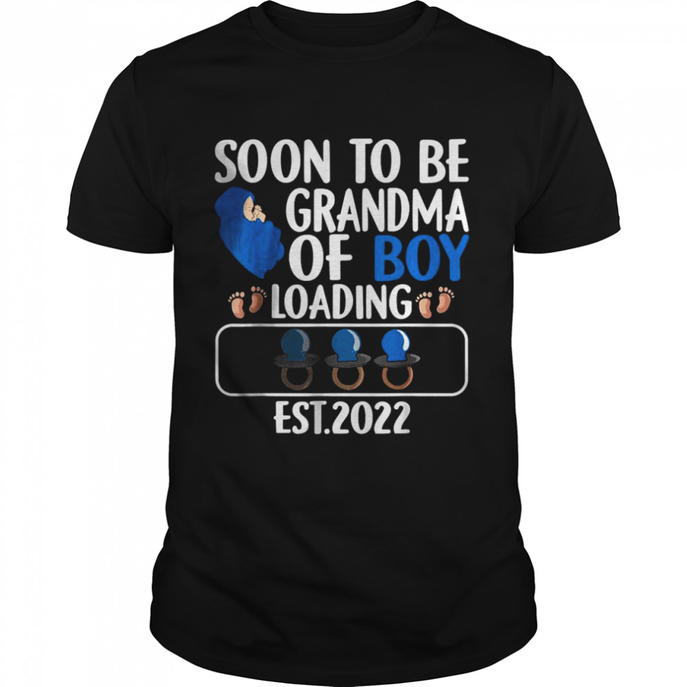 First Time Grandma Of Boy Soon To Be Grandma Est 2022 T-Shirt