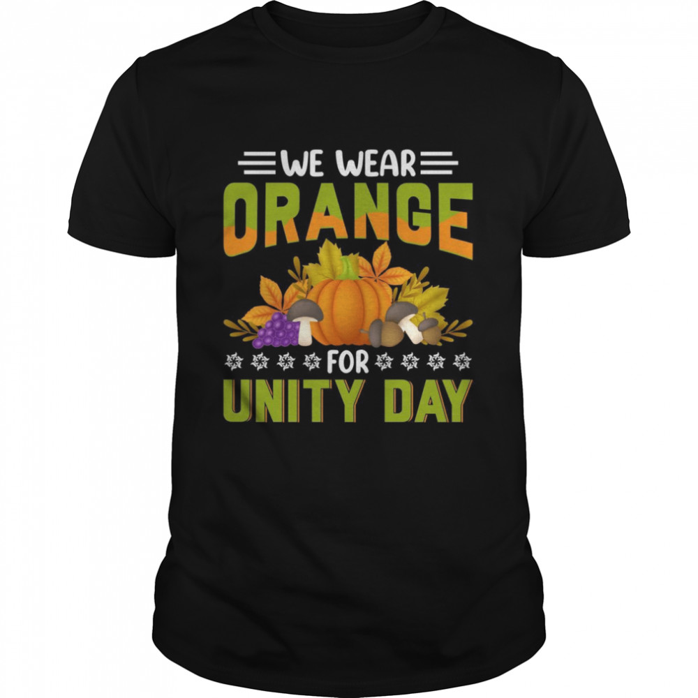 Kind We Wear Orange For Unity Day Shirt