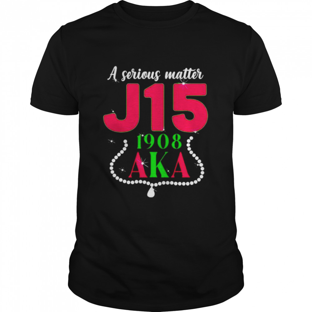 A serious matter J15 1908 Aka shirt