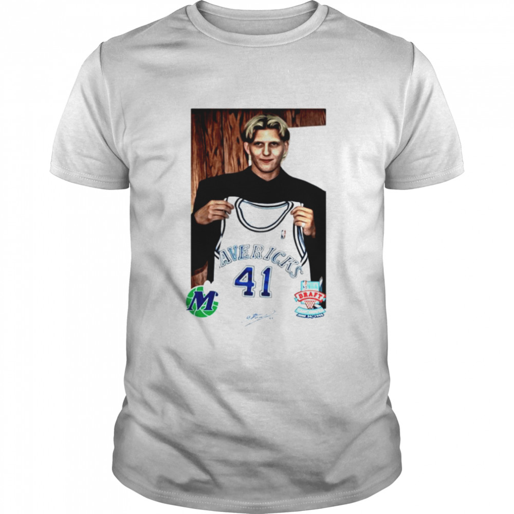 Dirk Nowitzki 1998 NBA Draft shirt