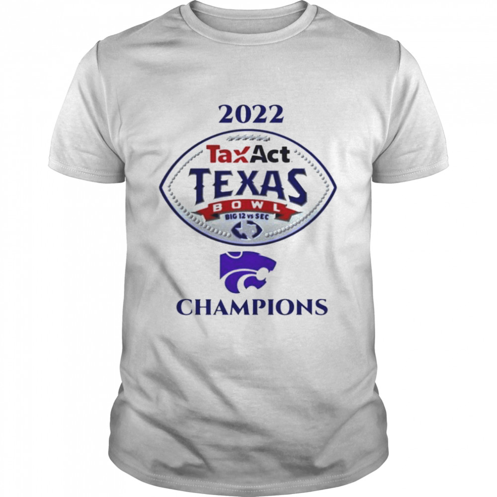 Kansas State Wildcats 2022 Texas Bowl champions Football shirt