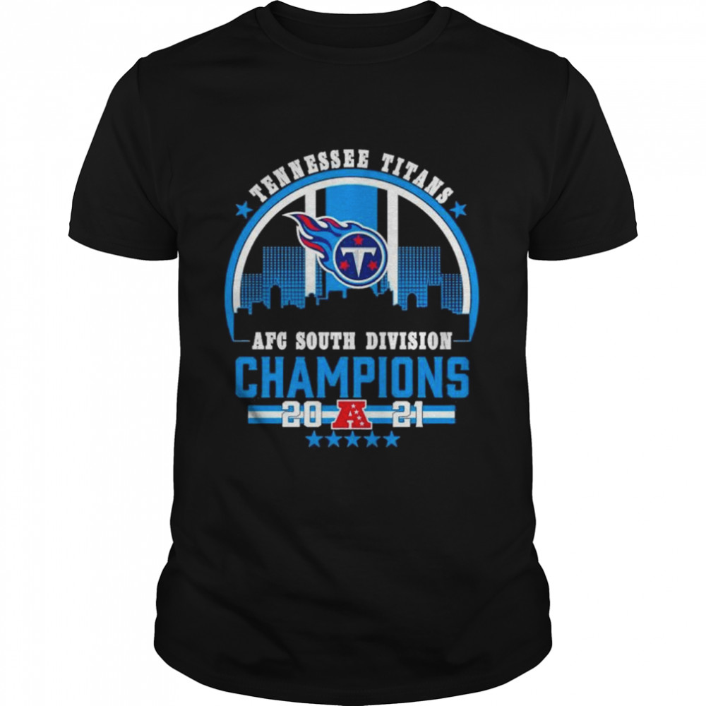 Nice tennessee Titans 2021 AFC South Division Champions 2002 – 2021 Matchup City shirt