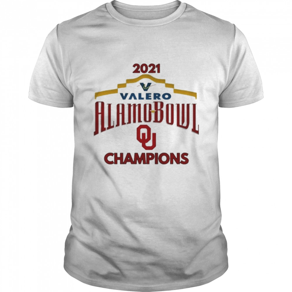 Oklahoma Sooners 2021 Valero Alamo Bowl champions shirt