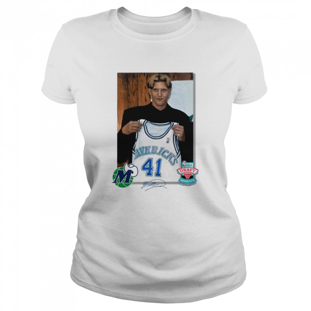 Swish41 Dirk Nowitzki Draft Jersey  Classic Women's T-shirt