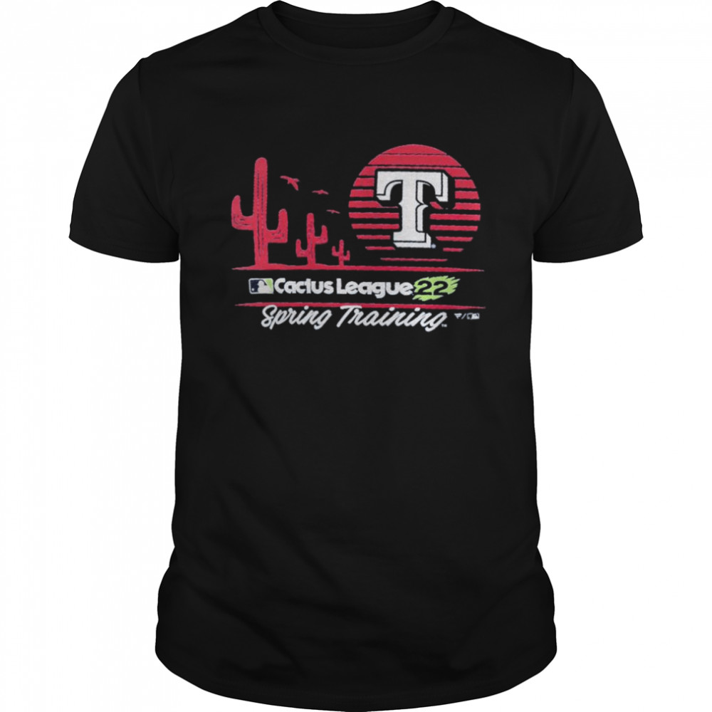 Texas Rangers 2022 MLB Spring Training Cactus League T-shirt