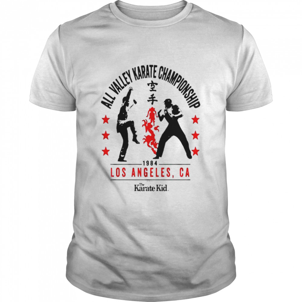 The Karate Kid All valley karate Championship Los Angeles shirt