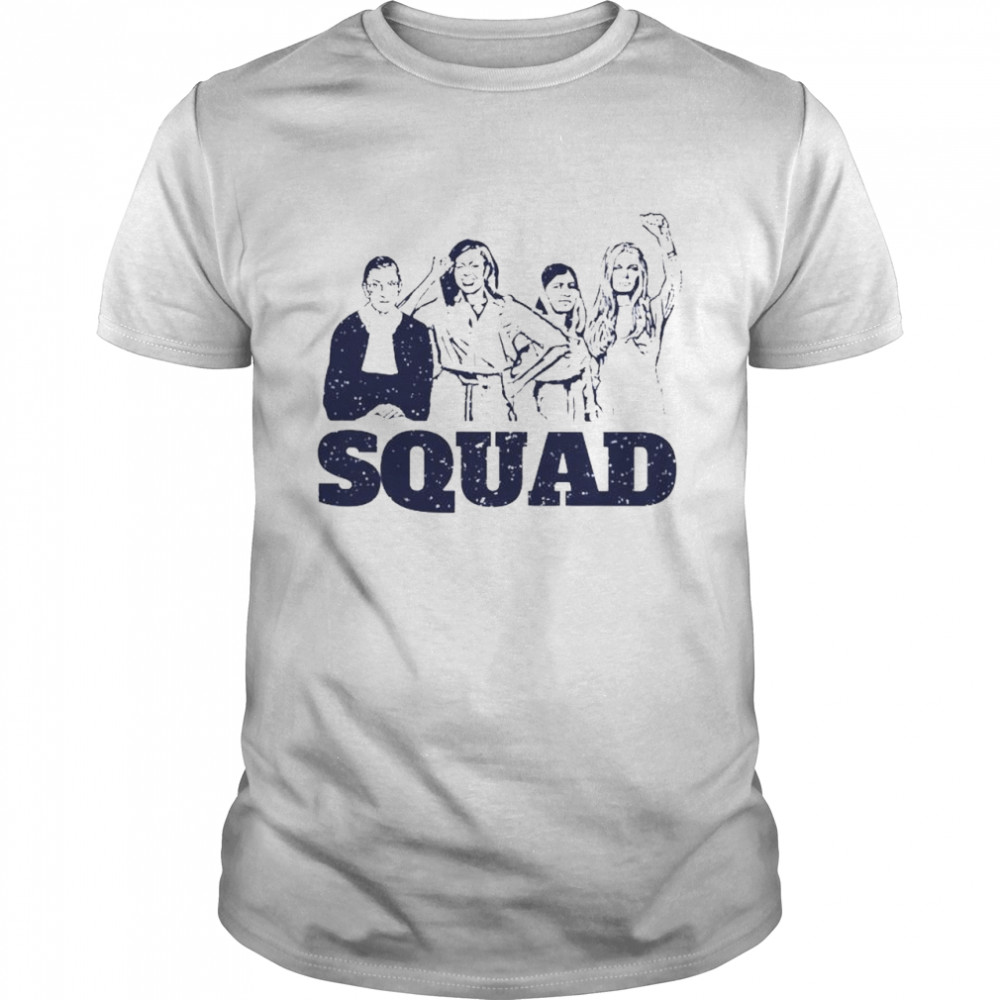 Women in history squad shirt