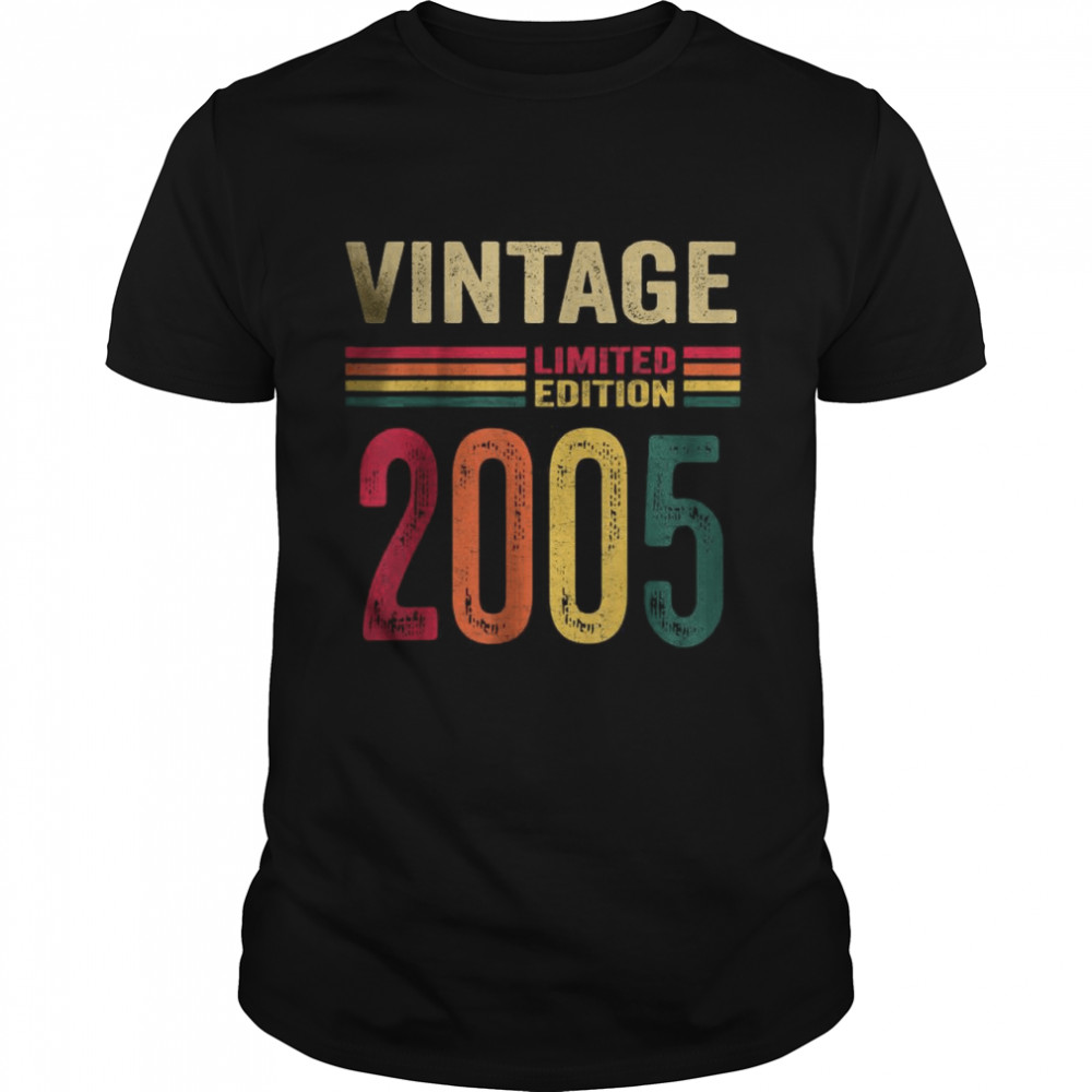 Vintage 2005 Limited Edition 17th Birthday T-Shirt
