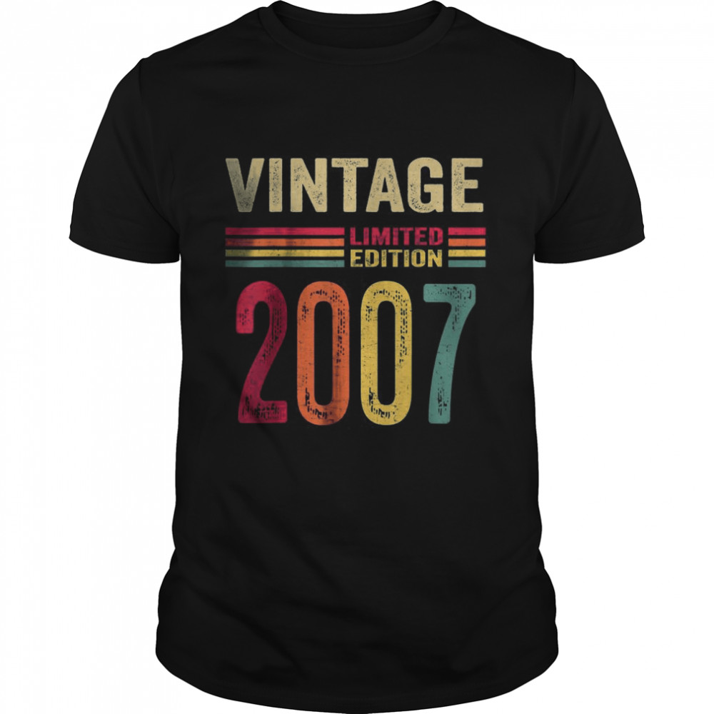 Vintage 2007 Limited Edition 15th Birthday T-Shirt