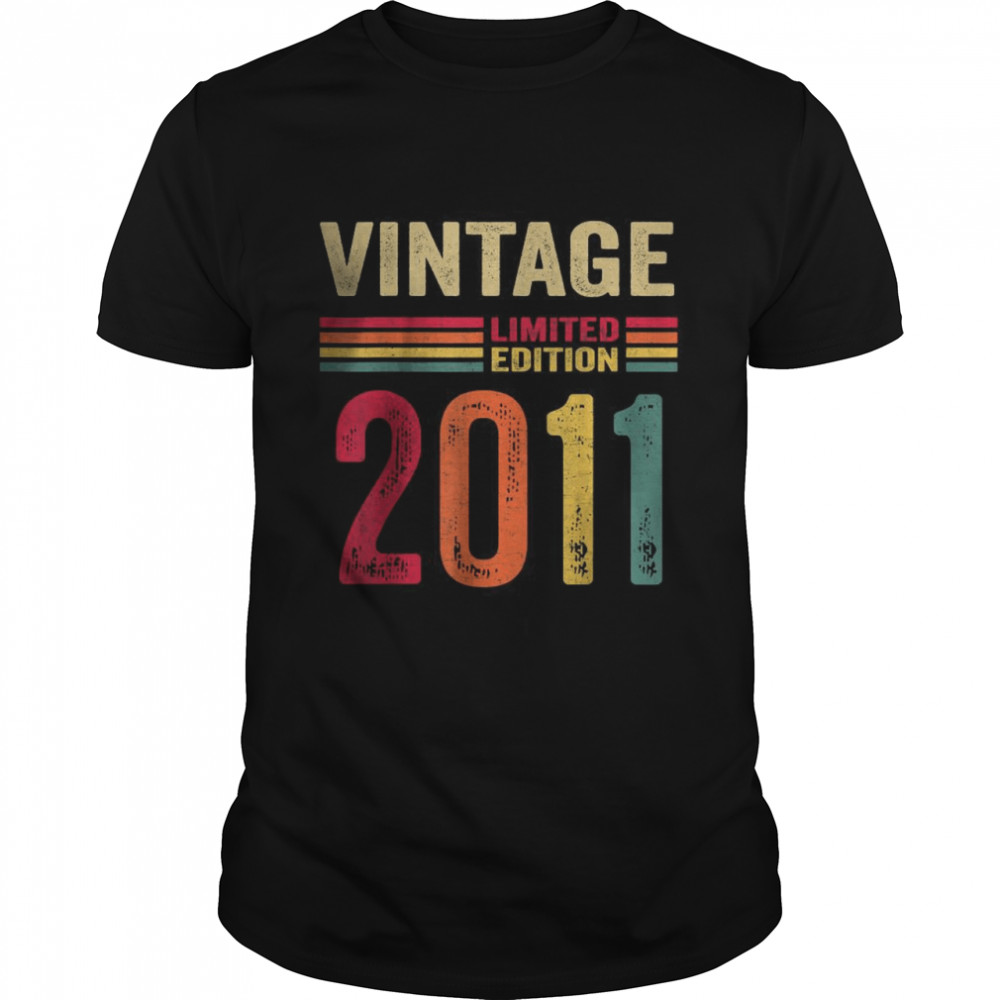 Vintage 2011 Limited Edition 11th Birthday T-Shirt