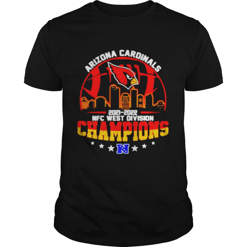 Arizona cardinals 2022 nfc west division champions shirt