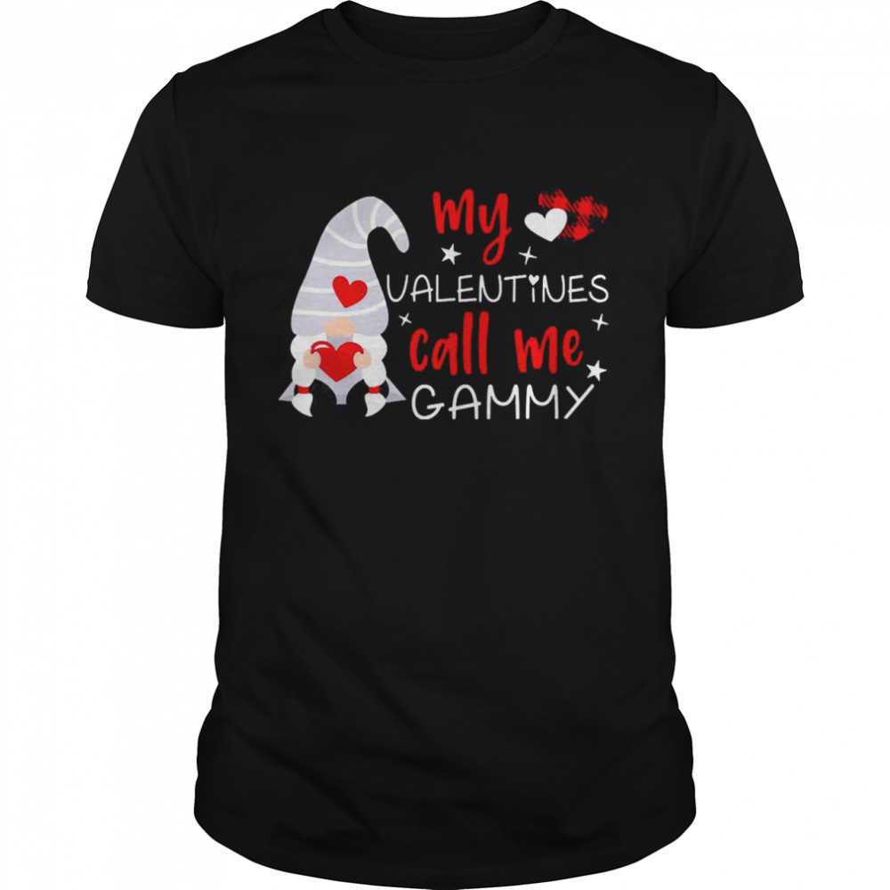 Gnome My Valentines Call Me Gammy Shirt