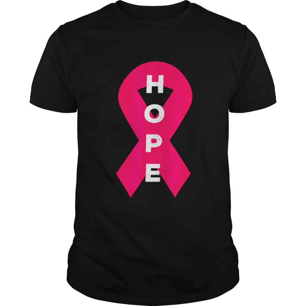 Hope Pink Ribbon Breast Cancer Awareness Month October Shirt