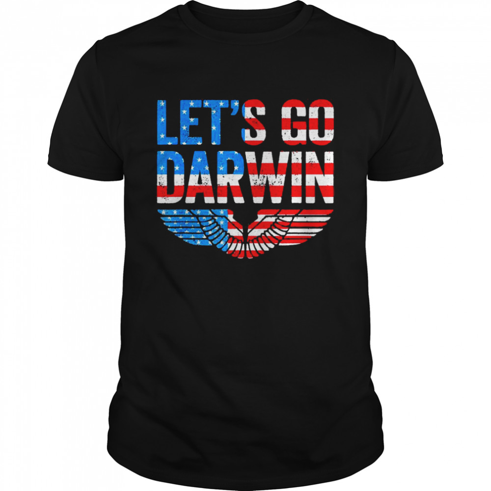 Let’s Go Darwin US Flag Vintage Shirt