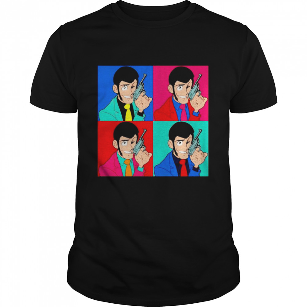 Lupin the Third pop art heist shirt