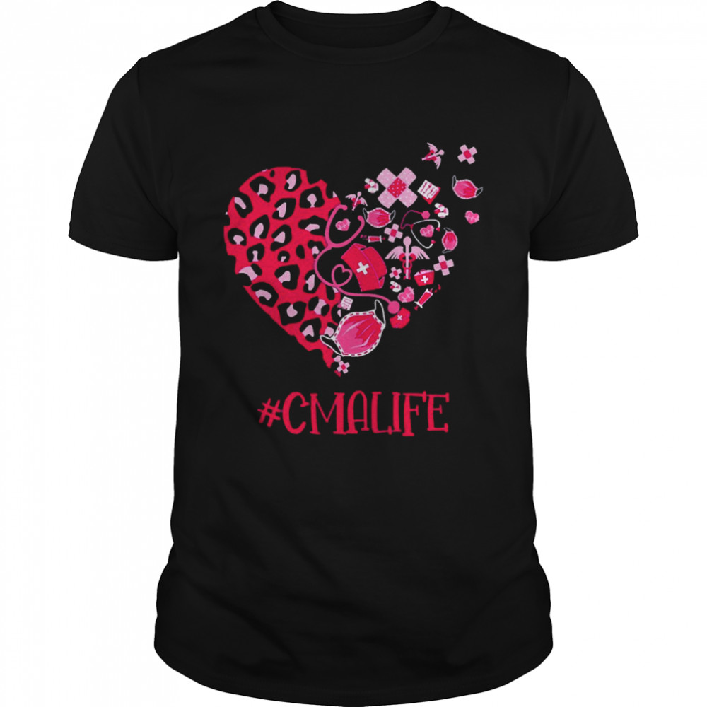 Nurse Valentine Mask CMA Life Shirt