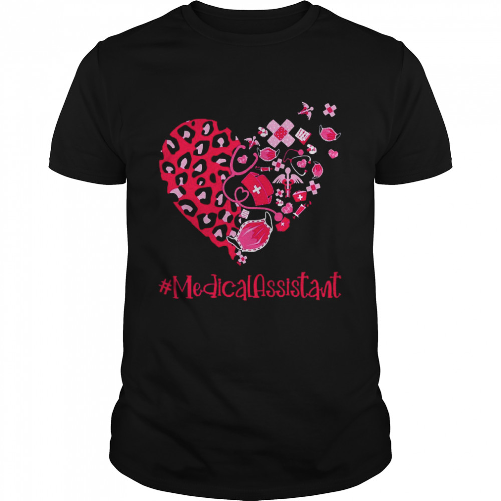 Nurse Valentine Mask Medical Assistant Shirt