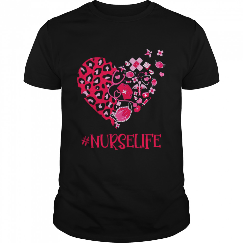 Nurse Valentine Mask #Nurse Life Shirt