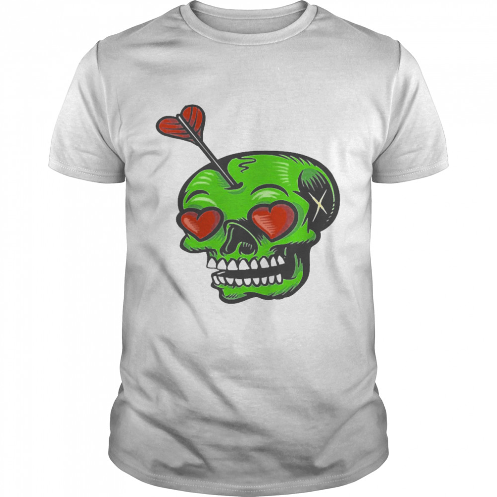 Skull Stuck In Love Valentine’s Day Shirt