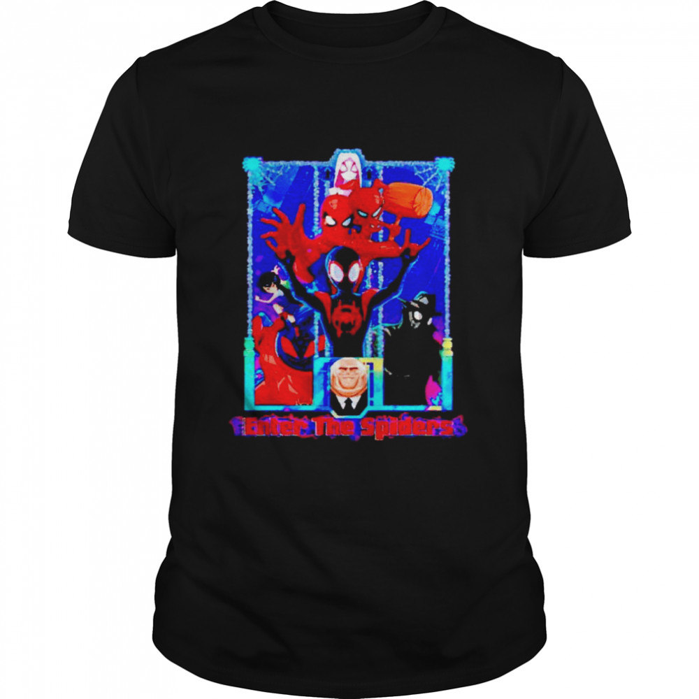 Spider-Man enter the spiders shirt