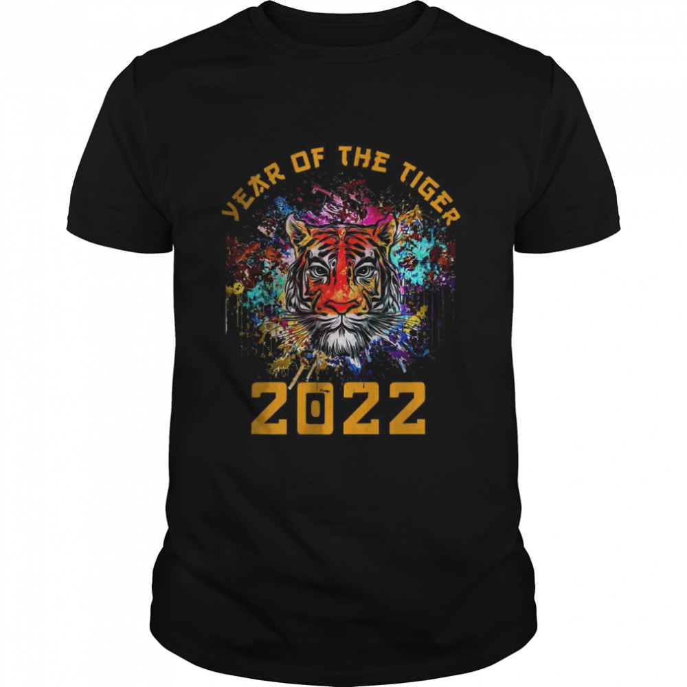 Year of the Tiger Horoscope Art Happy Chinese New Year 2022 T-Shirt