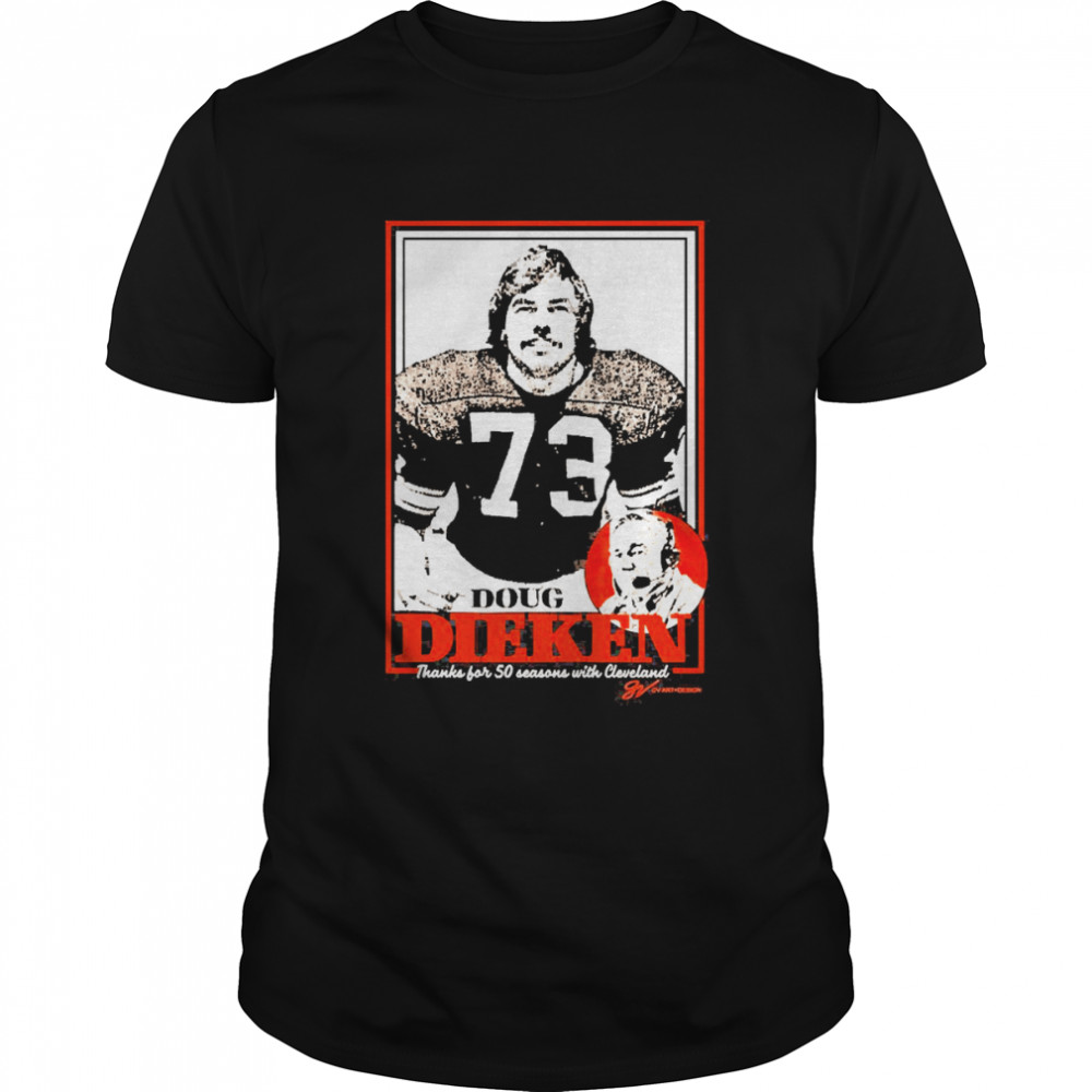 Doug Dieken Shirt Gvartwork Store Doug Dieken 50 Years Shirt