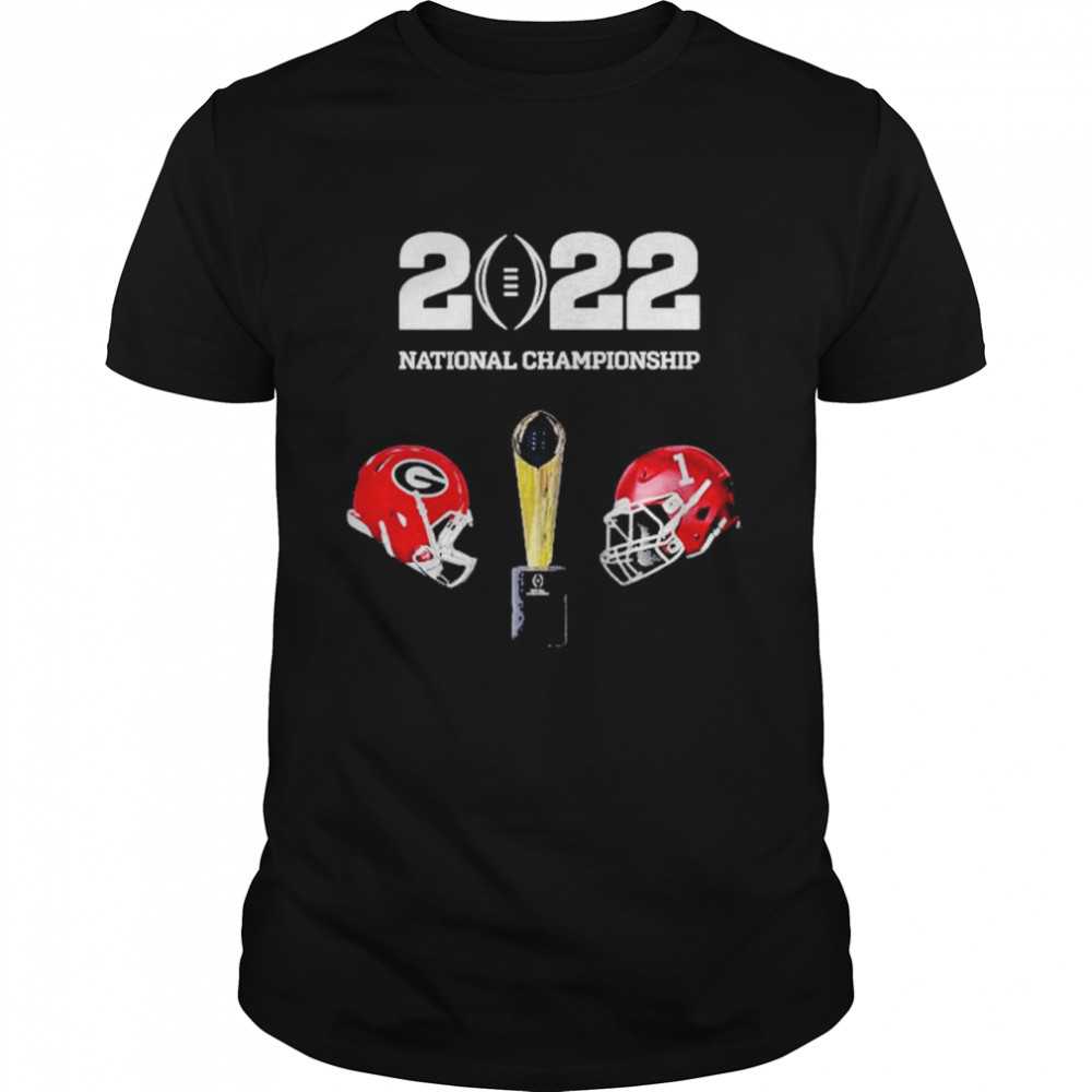 Georgia bulldogs vs alabama crimson tide cfp 2022 national championship shirt