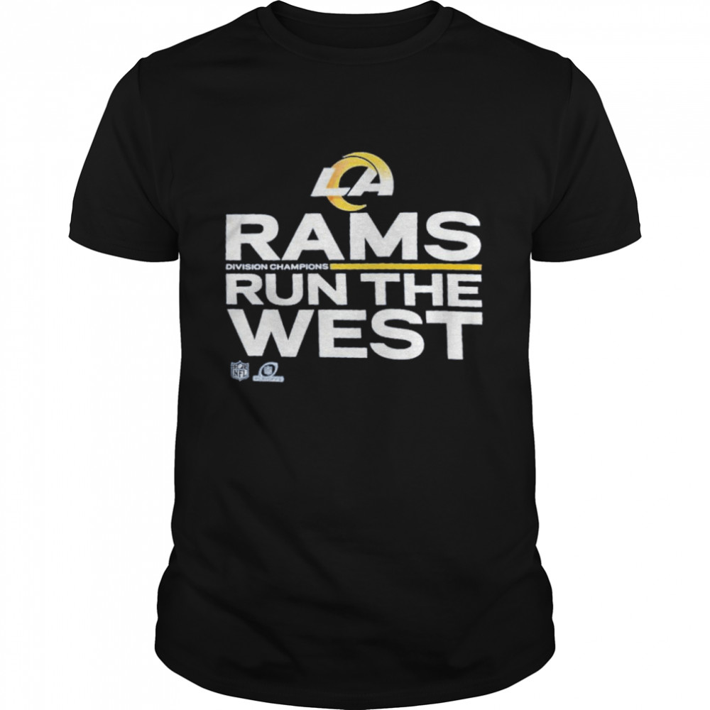 Los Angeles Rams run the west NFC West Division Champions shirt