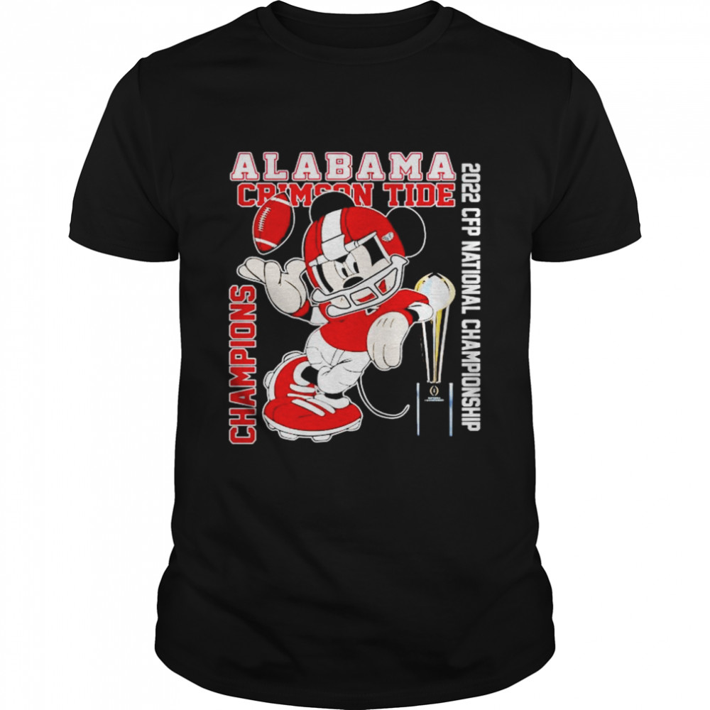 Mickey Alabama Crimson Tide 2022 CFP national championship shirt