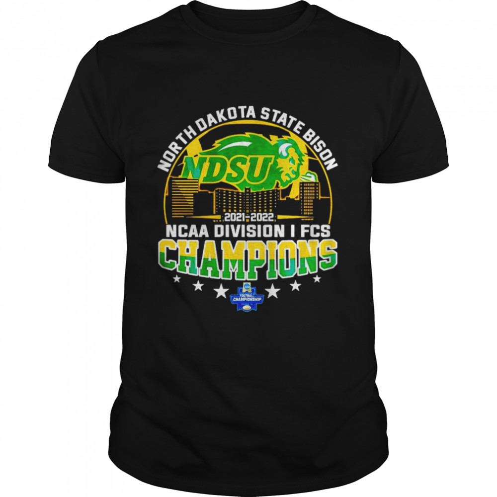 North Dakota State Bison 2021 2022 NCAA Division I FCS champions shirt